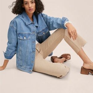 High-waist bootcut jeans size 2 Mango